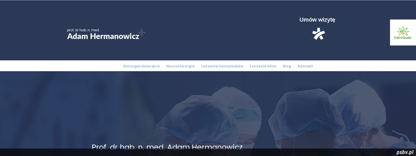 DR HAB. N. MED. ADAM HERMANOWICZ