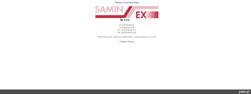 SAMINEX SP Z O O