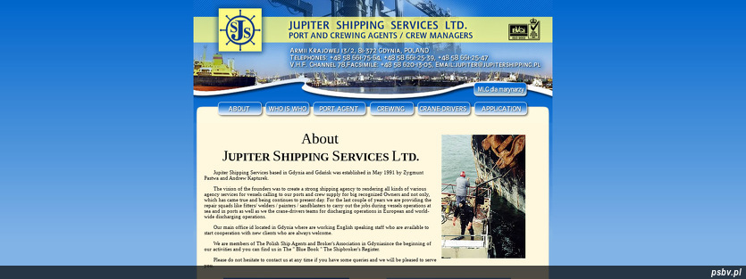 JUPITER SHIPPING SERVICES SP Z O O