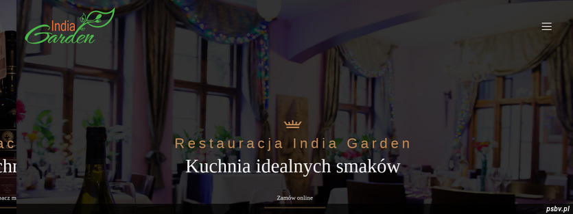 INDIA GARDEN RESTAURACJA INDYJSKA - BHAGAT DINESH KUMAR - INDOPOLISH