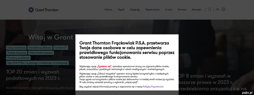 GRANT THORNTON FRĄCKOWIAK SP. Z O.O. SP. K.