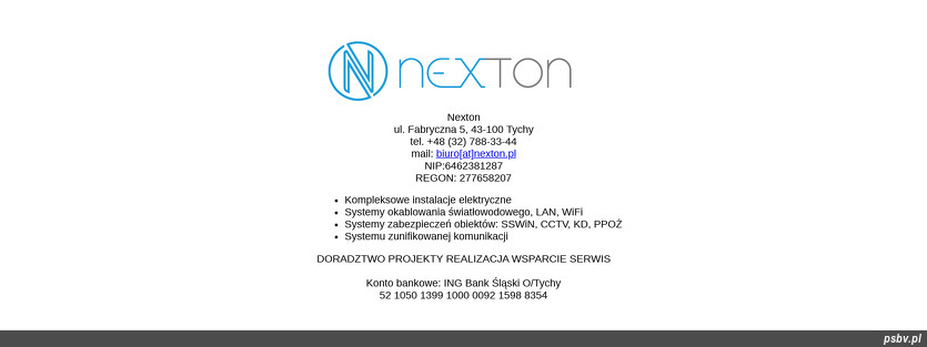 NEXTON SP Z O O