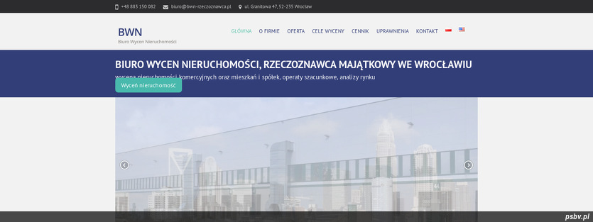 BWN - RZECZOZNAWCA MAJĄTKOWY WROCŁAW